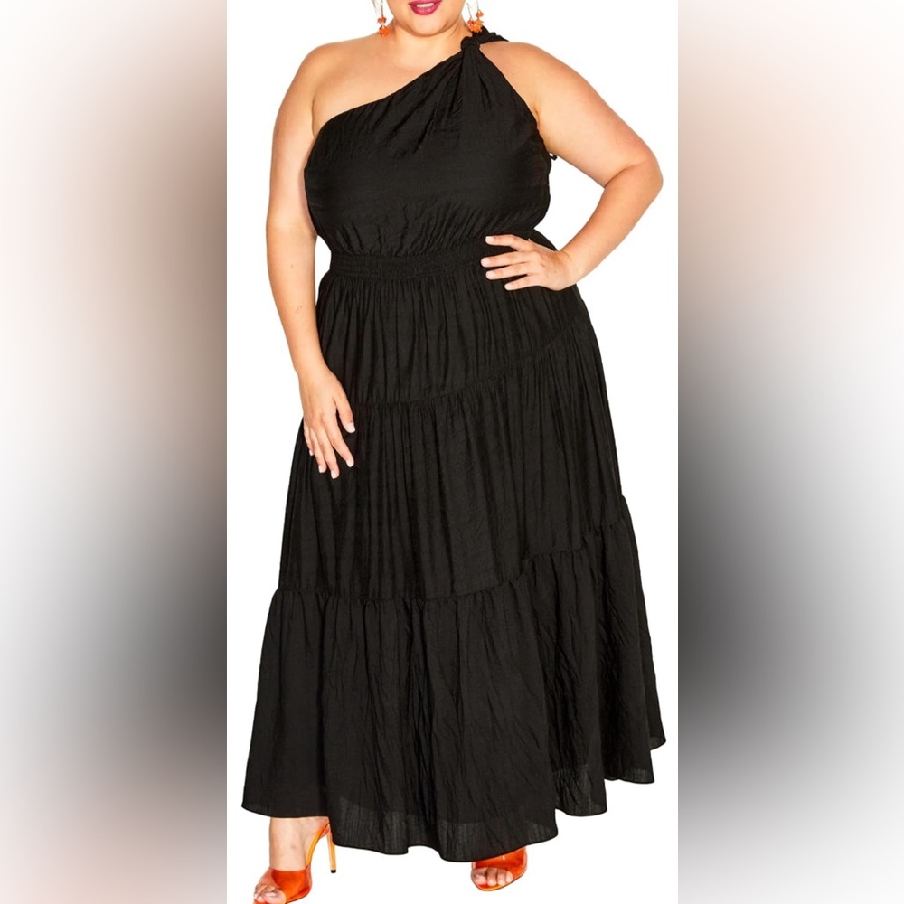NWT City Chic Black Maxi Dress